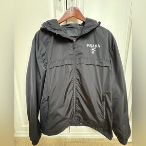 Prada Black Re-nylon Jacket for Men